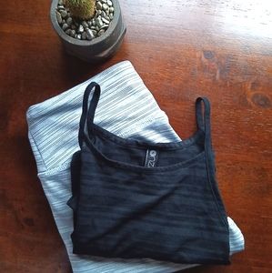 Gray Athletic Leggings + Tank
